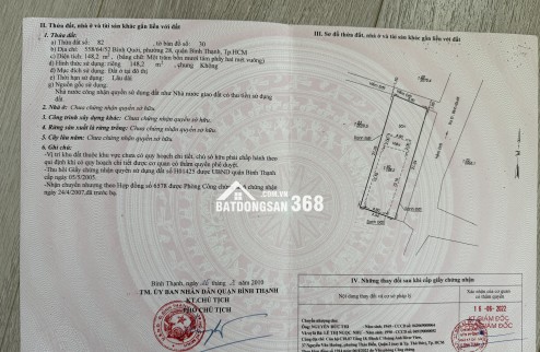 CHÍNH CHỦ CẦN TIỀN BÁN GẤP ĐẤT THANH ĐA- BÌNH QUỚI, CÓ SỔ